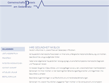 Tablet Screenshot of praxis-am-sedanplatz.de